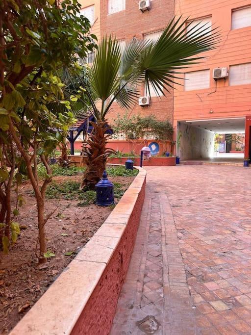 Charmant Appartement Avec Piscine 2Chambres Au Coeur De Gueliz Marrakesh Exteriör bild